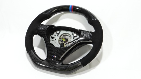 BMW E90 E92 E93 E87 E82 E88 E81 M1 M3 Steering Wheel Carbon Alcantara