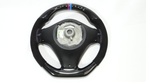 BMW E90 E92 E93 E87 E82 E88 E81 M1 M3 Steering Wheel Carbon Alcantara