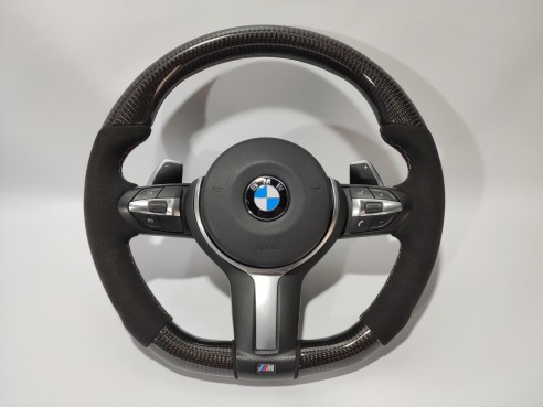 BMW F30 F15 F16 Steering Wheel Carbon Alcantara