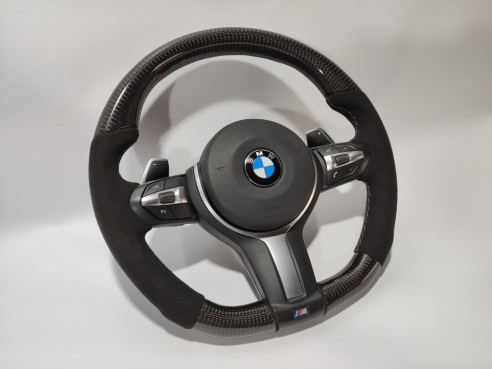 BMW F30 F15 F16 Steering Wheel Carbon Alcantara