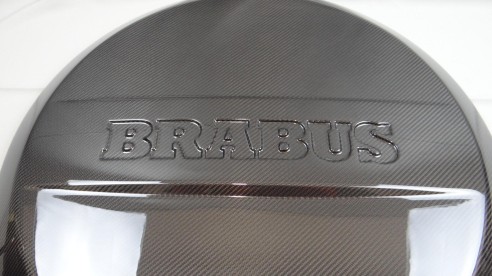 Carbon fiber Brabus rear spare wheel cover plate for Mercedes-Benz W463 G-Class