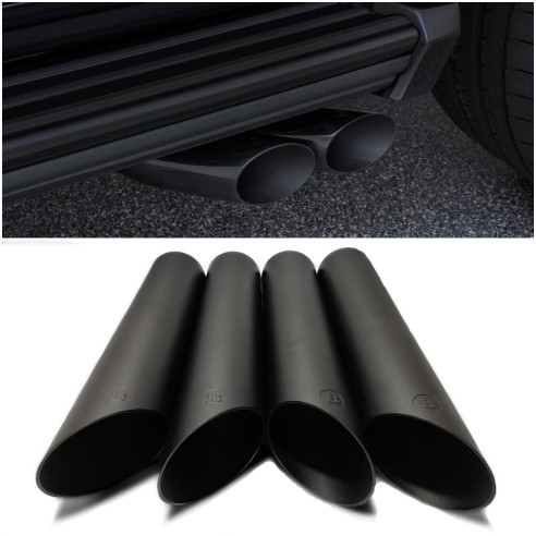 Brabus exhaust pipes stainless steel tips BLACK for Mercedes-Benz W463 G-Class