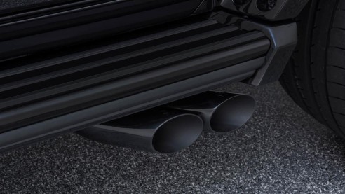 Brabus exhaust pipes stainless steel tips BLACK for Mercedes-Benz W463 G-Class