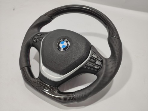 BMW F20 F30 F34 F36 3-Series Steering Wheel Carbon Leather