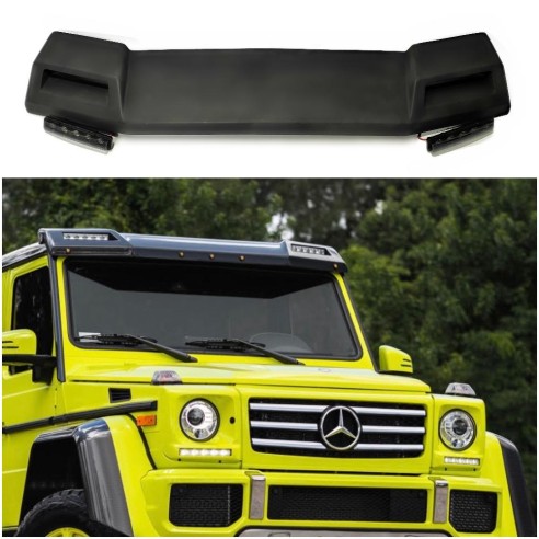 Fiberglass front AMG Brabus roof spoiler for Mercedes-Benz W463 G-Class 4x4 6x6