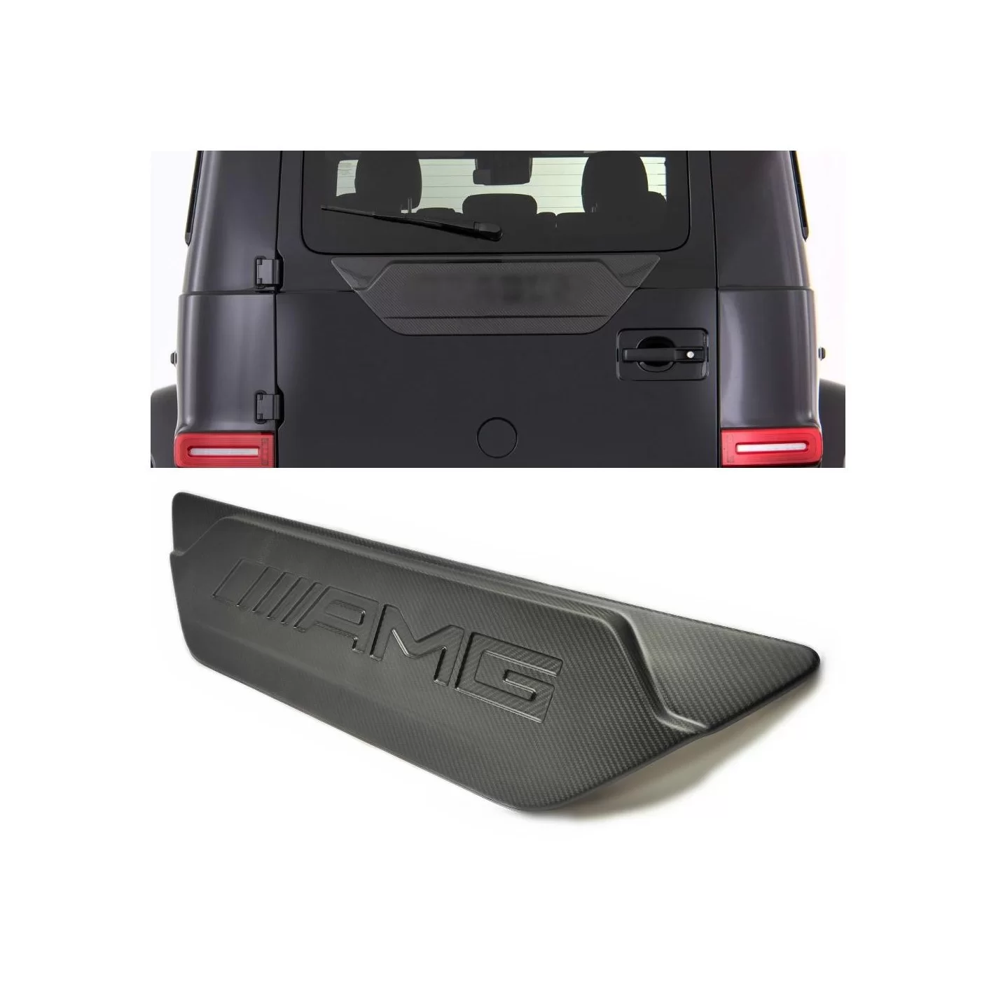 Carbon fiber AMG rear door attachment for Mercedes-Benz W463A G-Class