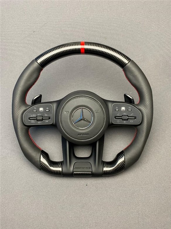 Carbon fiber AMG steering Wheel for Mercedes-Benz G-Wagon W463A W213 W177 C217 W222 V167