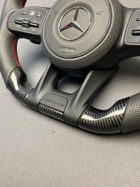 Carbon fiber AMG steering Wheel for Mercedes-Benz G-Wagon W463A W213 W177 C217 W222 V167