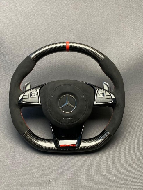 Carbon fiber AMG Steering Wheel for Mercedes-Benz E-Class C-Class W205 W213