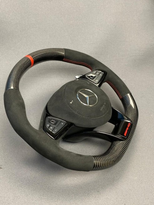 Carbon fiber AMG Steering Wheel for Mercedes-Benz E-Class C-Class W205 W213