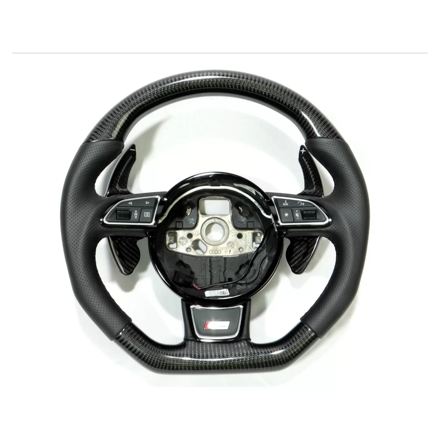 Audi A4 S4 A5 S5 Q5 SQ5 Q7 RS5 RS6 Steering Wheel Carbon Leather