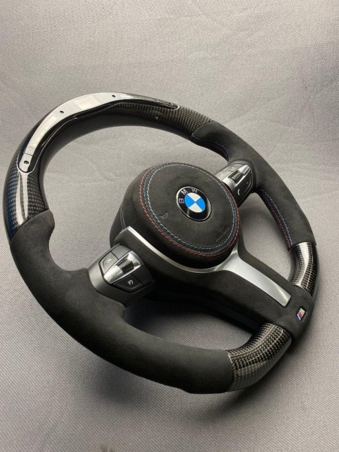 BMW F30 F15 F16 F31 Steering Wheel Carbon Alcantara