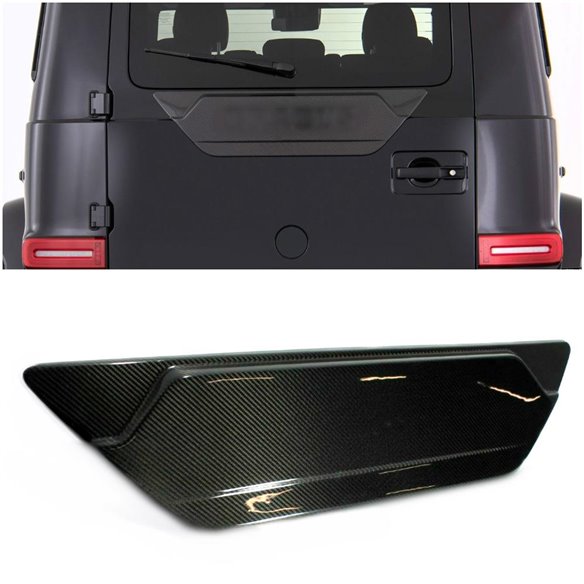 Carbon fiber rear door attachment for Mercedes-Benz W463A G-Class