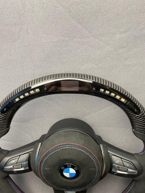 BMW F30 F15 F16 F31 Steering Wheel Carbon Alcantara