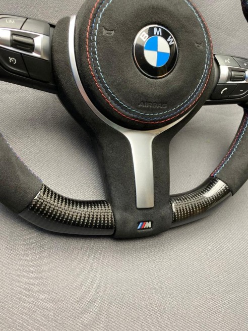 BMW F30 F15 F16 F31 Steering Wheel Carbon Alcantara