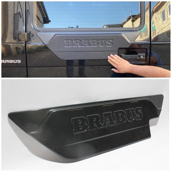 Сarbon fiber Brabus rear door attachment for Mercedes-Benz W463 G-Class