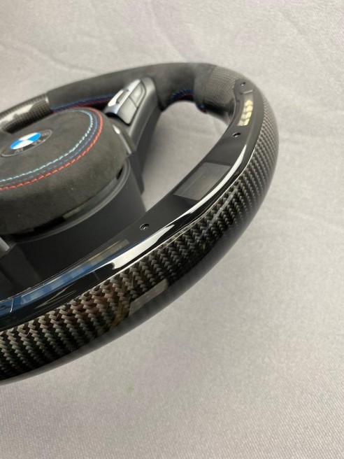 BMW F30 F15 F16 F31 Steering Wheel Carbon Alcantara