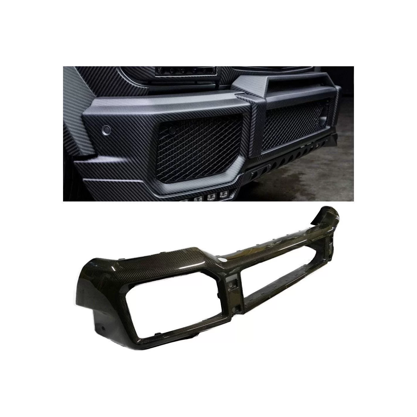 Carbon fiber front AMG bumper for Mercedes-Benz W463 G-Wagon G-Class G63