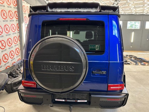 Carbon fiber Brabus rear spare wheel cover for Mercedes-Benz G-Wagon W463A W464