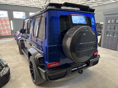 Carbon fiber Brabus rear spare wheel cover for Mercedes-Benz G-Wagon W463A W464