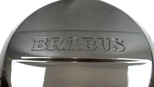 Carbon fiber Brabus rear spare wheel cover for Mercedes-Benz G-Wagon W463A W464