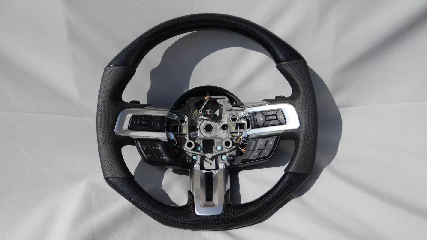 Ford Mustang Shelby GT Steering Wheel Carbon Leather