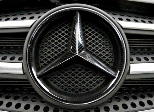 Carbon fiber front grille star badge emblems for Mercedes-Benz W463a W464 G-Class G-Wagon