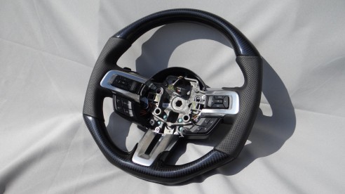 Ford Mustang Shelby GT Steering Wheel Carbon Leather