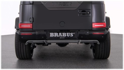 Fiberglass BRABUS rear diffuser for Mercedes-Benz G-Class W463A W464