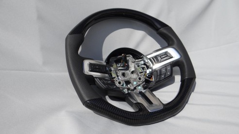 Ford Mustang Shelby GT Steering Wheel Carbon Leather