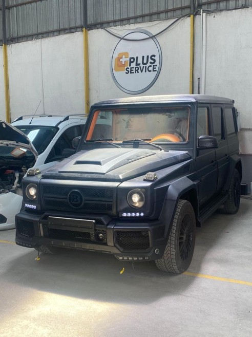 Brabus Fiberglass Widestar body kit with carbon elements for Mercedes-Benz G-Class W463 (23 elements)