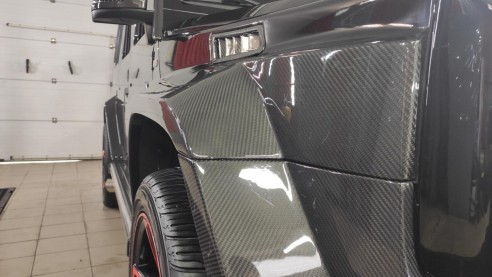 Brabus Carbon Widestar body kit (side panels) for Mercedes-Benz G-Class W463 (23 elements)