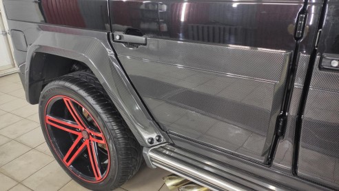 Brabus Carbon Widestar body kit (side panels) for Mercedes-Benz G-Class W463 (23 elements)