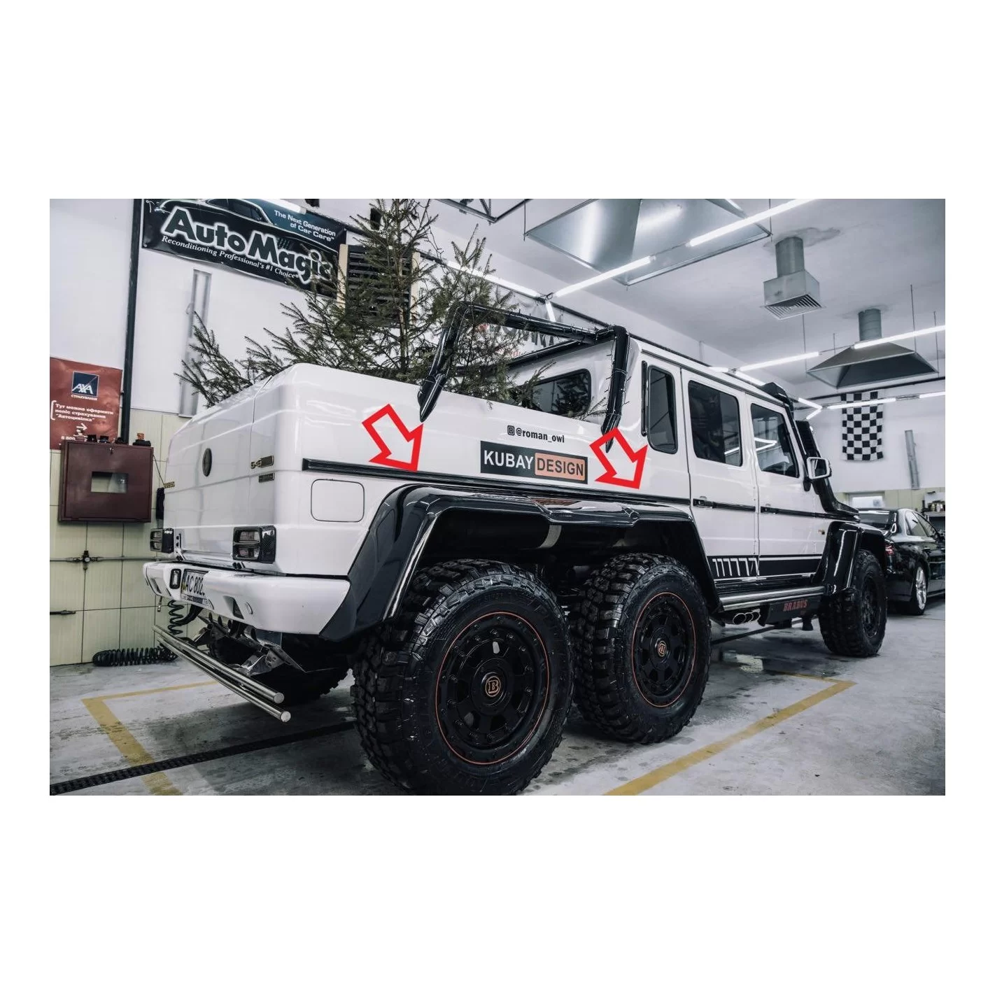  - G Class W463 6x6 - Fiberglass fender flares for Mercedes-Benz W463 6x6 - 1 - Fiberglass fender flares for Mercedes-Benz W463 