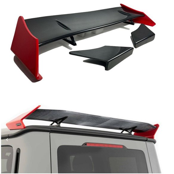 Carbon fiber BRABUS G900 Rocket edition rear roof spoiler for Mercedes-Benz W463a W464