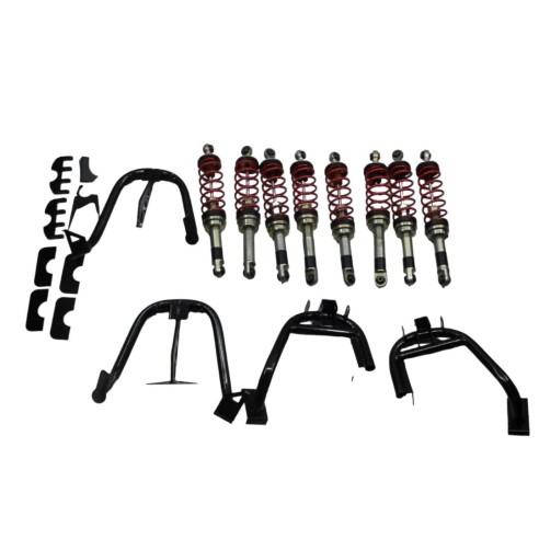 Suspension for 4x4 W463 (Shock absorbers 8 pcs with springs) Dual Shock Conversion for Gwagon