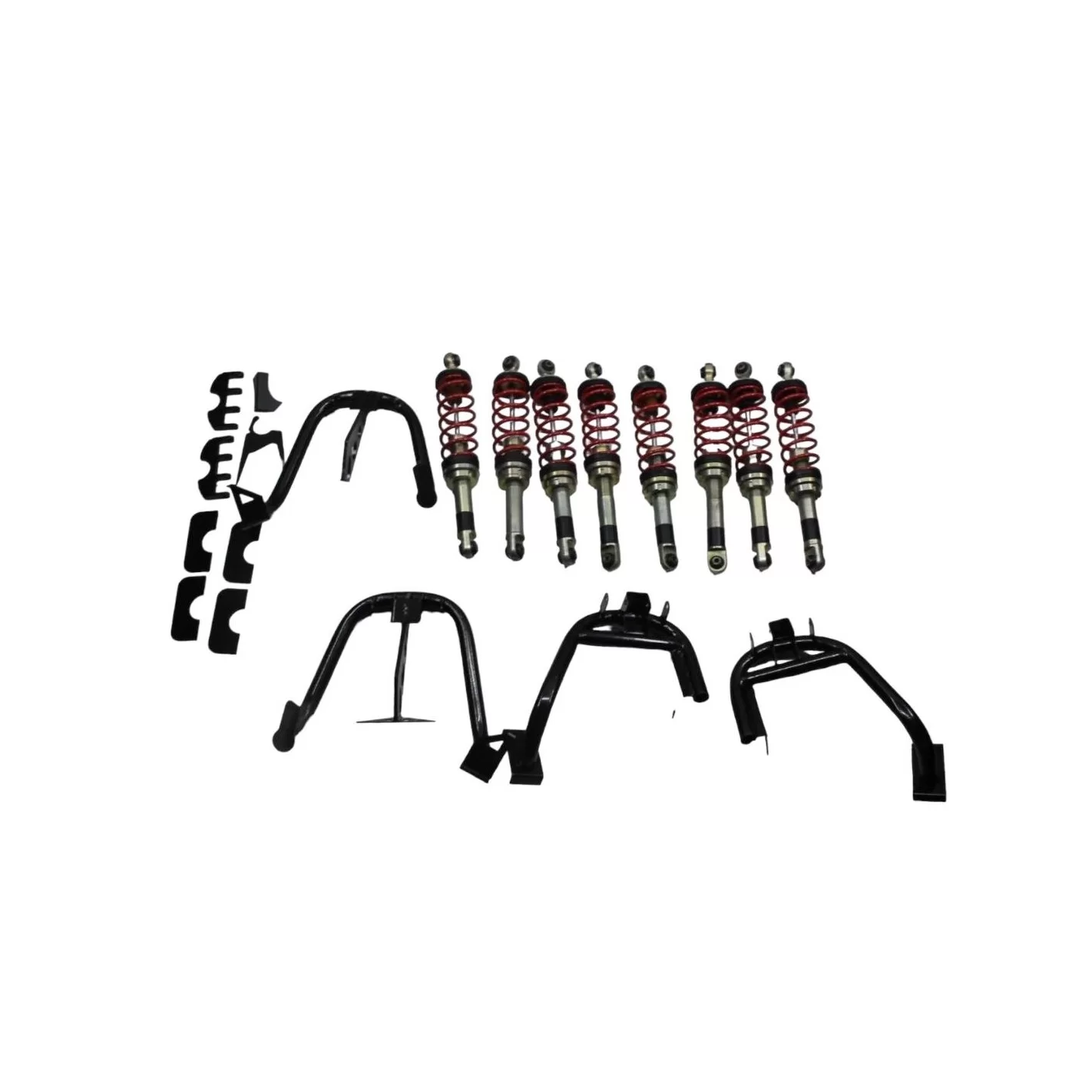 Suspension for 4x4 W463 (Shock absorbers 8 pcs with springs) Dual Shock Conversion for Gwagon