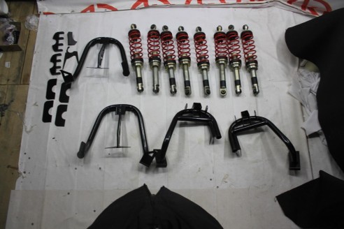 Suspension for 4x4 W463 (Shock absorbers 8 pcs with springs) Dual Shock Conversion for Gwagon