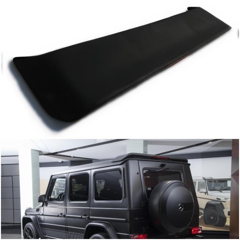 Mercedes-Benz W463 G-Wagon Fiberglass Rear Roof Spoiler with Stop Signal