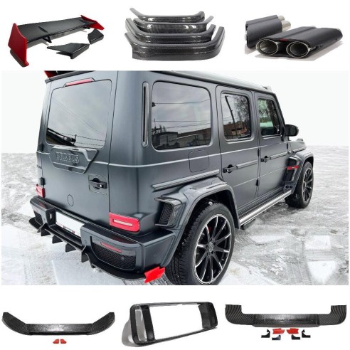 Сarbon fiber Brabus Rocket G900 style body kit for Mercedes-Benz W463A G Wagon 2019+