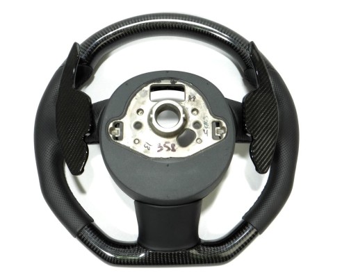 Audi A4 S4 A5 S5 Q5 SQ5 Q7 RS5 RS6 Steering Wheel Carbon Leather