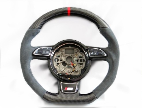 Audi A6 S6 A7 S7 A8 S8 Steering Wheel Carbon Alcantara