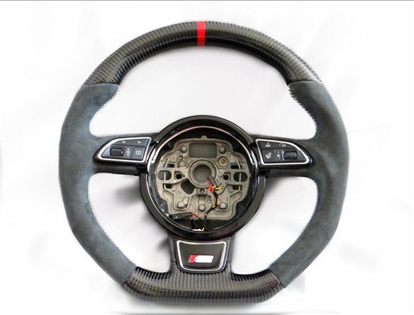 Audi A6 S6 A7 S7 A8 S8 Steering Wheel Carbon Alcantara