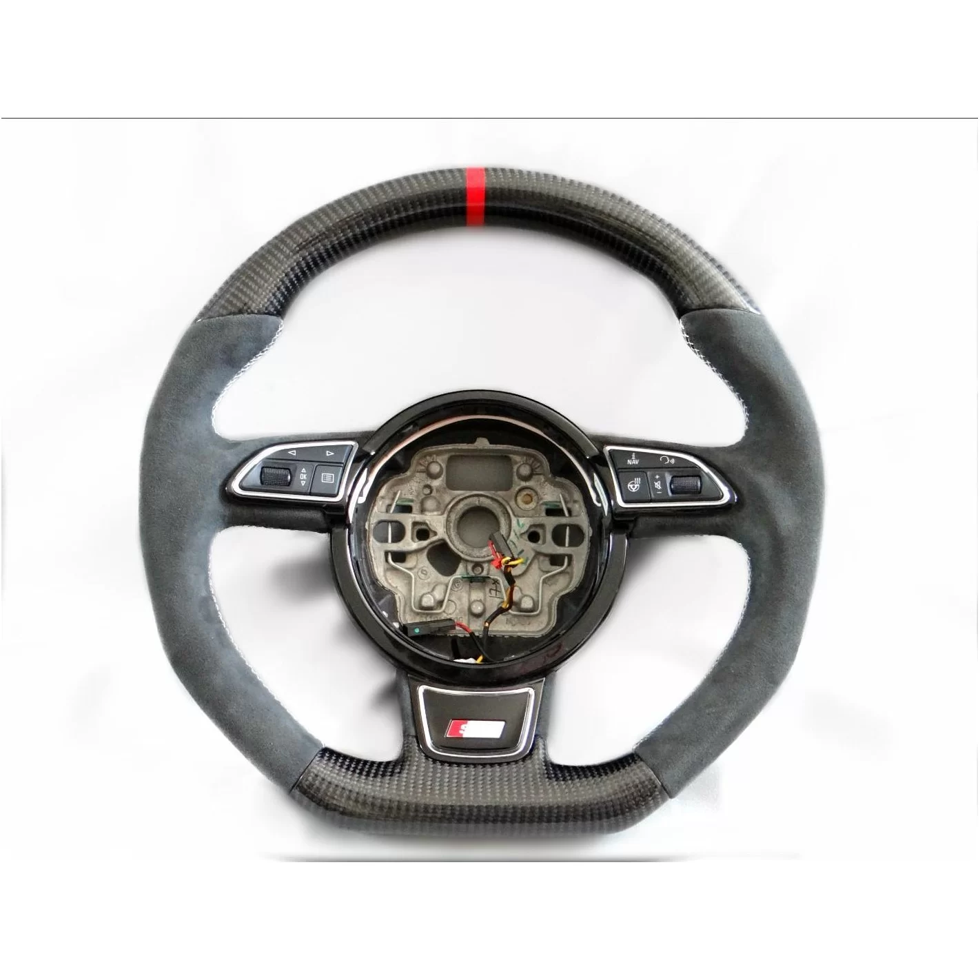 Audi A6 S6 A7 S7 A8 S8 Steering Wheel Carbon Alcantara