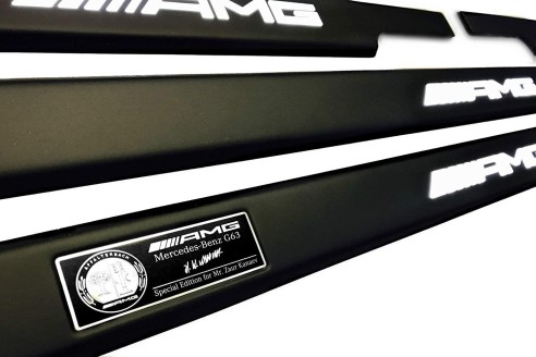 Metallic AMG G63 LED Illuminated Door Sills for Mercedes-Benz G-Class W463