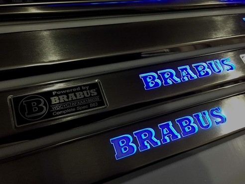 Metallic Brabus B63 LED Illuminated Door Sills for Mercedes-Benz G-Wagon W463 5 pcs