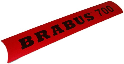 Brabus 700 engine cover red badge emblem sticker for Mercedes-Benz W463