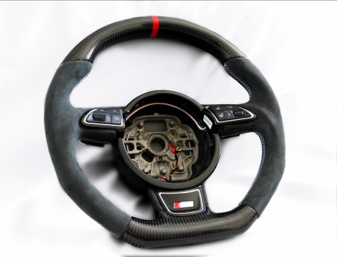 Audi A6 S6 A7 S7 A8 S8 Steering Wheel Carbon Alcantara