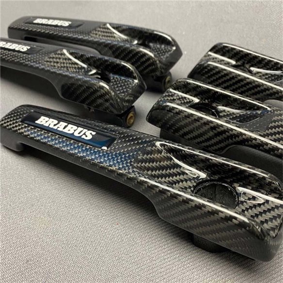 Carbon fiber BRABUS door handles complete for Mercedes-Benz W463A W464 G-Class