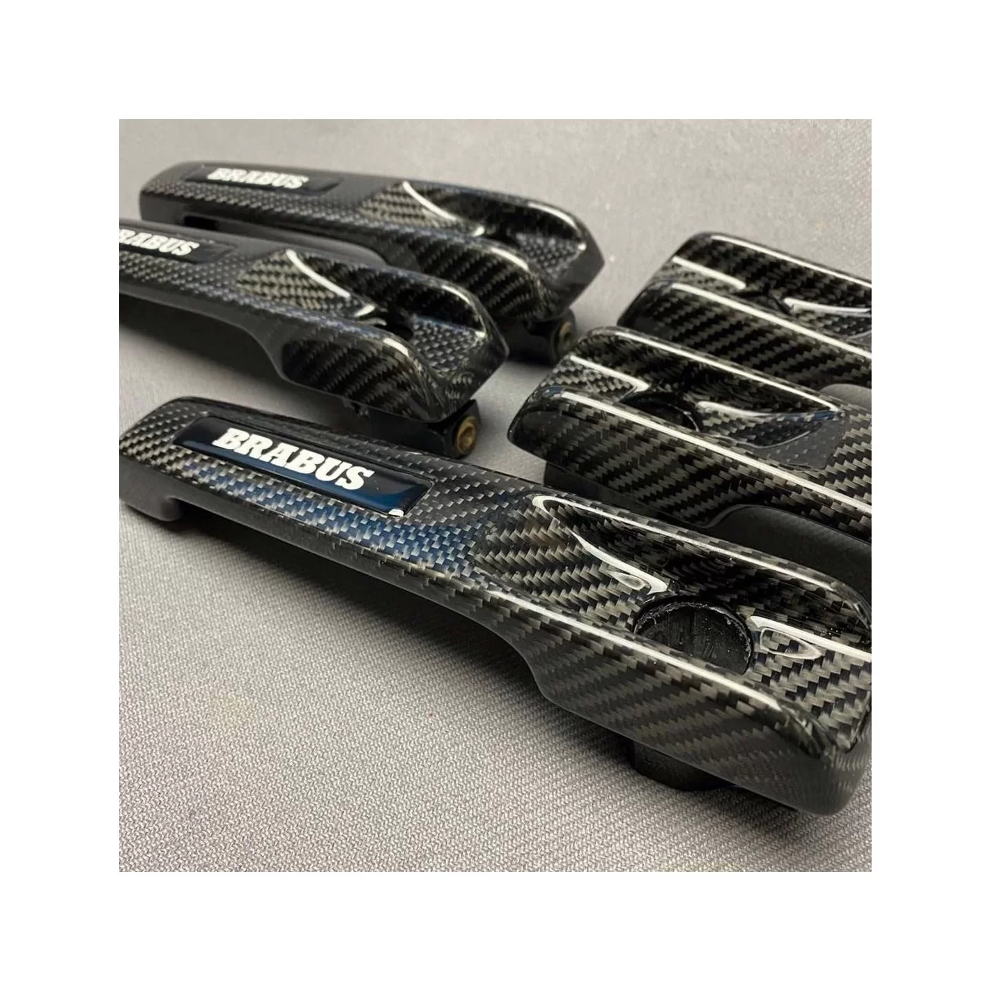 Carbon fiber BRABUS door handles complete for Mercedes-Benz W463A W464 G-Class